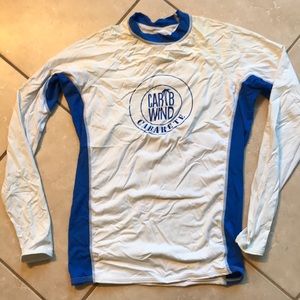 Dominican DR swim surf rashguard shirt S Cabarete